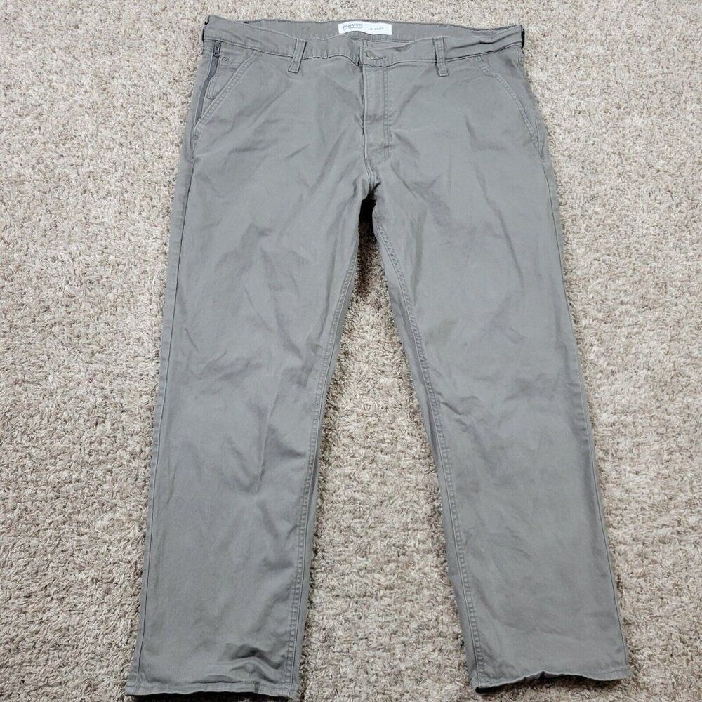 Signature by Levi Strauss & Co Mens 40x28 Tag 40x30 Gray S67 Athletic Denim